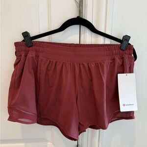 Lululemon Hotty Hot High-Rise Lined Short 4" Size 14 Savannah NWT